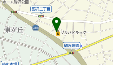 ツルハドラッグ柿の木坂店の地図画像