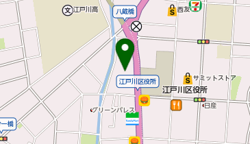どらっぐぱぱす江戸川区役所前店の地図画像