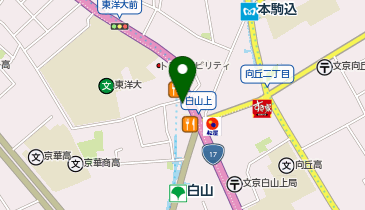 マツモトキヨシ白山五丁目店の地図画像