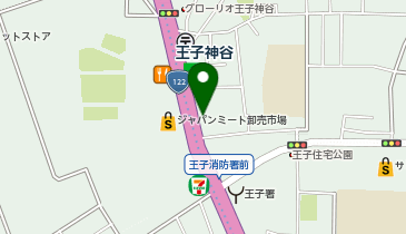 どらっぐぱぱす王子神谷店の地図画像