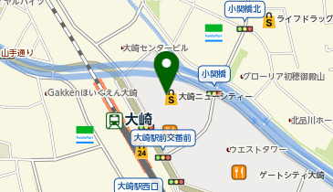 マツモトキヨシ大崎ニューシティ店の地図画像