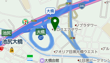 ココカラファイン目黒大橋店の地図画像