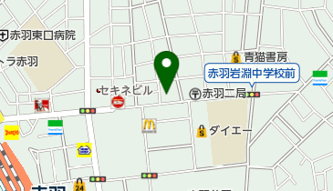 オーエスドラッグ赤羽店の地図画像