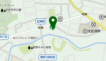 どらっぐぱぱす王子本町店の地図画像