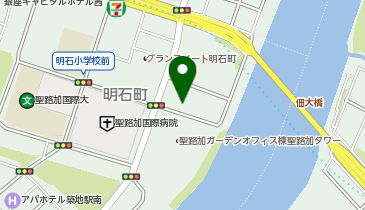 どらっぐぱぱす明石町店の地図画像