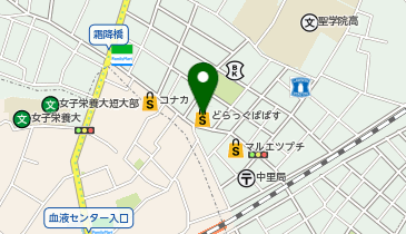 どらっぐぱぱす駒込店の地図画像