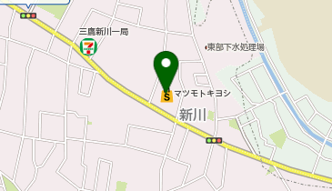 マツモトキヨシ三鷹新川店の地図画像