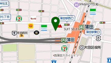 マツモトキヨシ蒲田駅西口店の地図画像