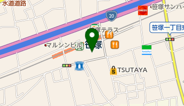 ミネドラッグフレンテ笹塚店の地図画像