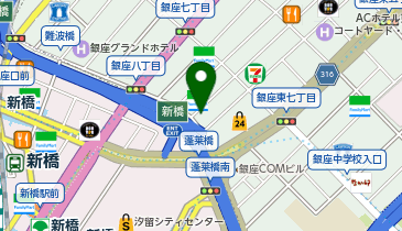 マツモトキヨシ銀座8丁目店の地図画像