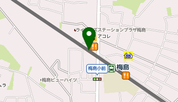 マツモトキヨシ梅島駅前店の地図画像