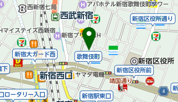 マツモトキヨシ新宿歌舞伎町店の地図画像