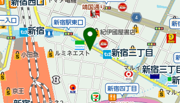 マツモトキヨシ新宿通り店の地図画像