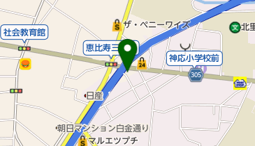 マツモトキヨシ恵比寿3丁目店の地図画像