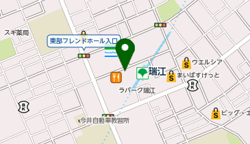 マツモトキヨシ瑞江駅北口店の地図画像