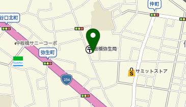 どらっぐぱぱす板橋弥生町店の地図画像