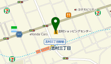 コジマドラッグ志村店の地図画像