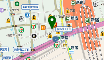 マツモトキヨシ西新宿一丁目店の地図画像