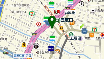 マツモトキヨシ五反田西口駅前店の地図画像