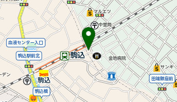 どらっぐぱぱす駒込駅前店の地図画像