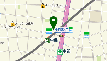 マツモトキヨシ中延駅前店の地図画像