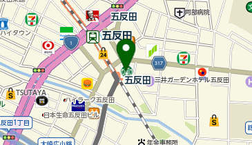 マツモトキヨシ五反田東急スクエア店の地図画像