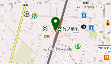 アインズ&トルペエキア竹ノ塚店の地図画像