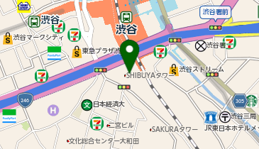 ココカラファイン渋谷サクラステージ店の地図画像