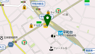 マツモトキヨシ平和台駅前店の地図画像