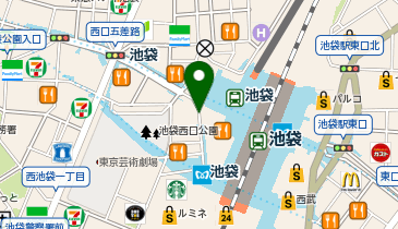 オーエスドラッグ池袋店の地図画像