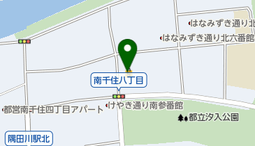 べるぽーと汐入東館の地図画像