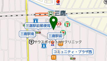 三鷹コラルの地図画像