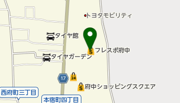 フレスポ府中の地図画像