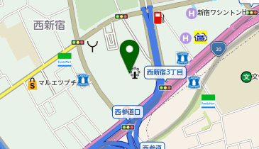 新宿パークタワーの地図画像