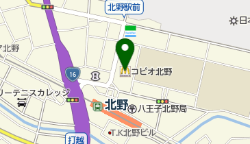 コピオ北野の地図画像