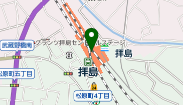 Dila拝島の地図画像