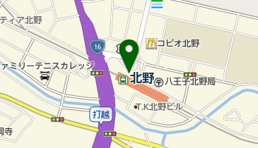 京王リトナード北野の地図画像