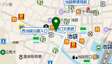 エチカ池袋の地図画像