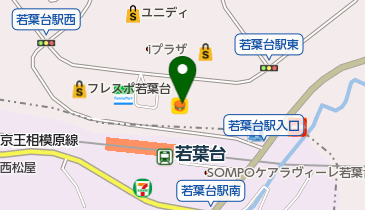 フレスポ若葉台EASTの地図画像