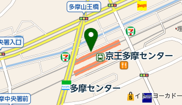 京王多摩センターショッピングセンターの地図画像