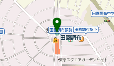 東急スクエアガーデンサイトの地図画像