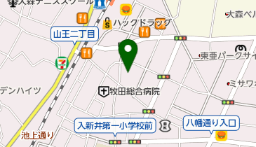 Luz大森の地図画像