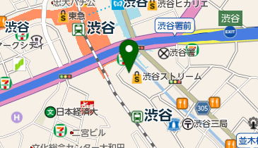 渋谷ストリームの地図画像