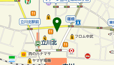 イイノ立川の地図画像
