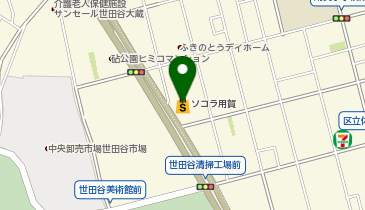 ソコラ用賀の地図画像