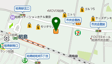 トイザらス昭島店の地図画像