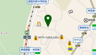 ジーンズメイト竹下通り店の地図画像