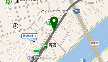 タカキュー青戸店の地図画像