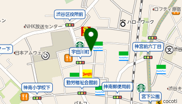 BEAMSメン渋谷の地図画像