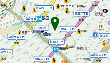 BEAMS銀座の地図画像